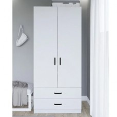 Ahşap Elbise Dolabı 2li